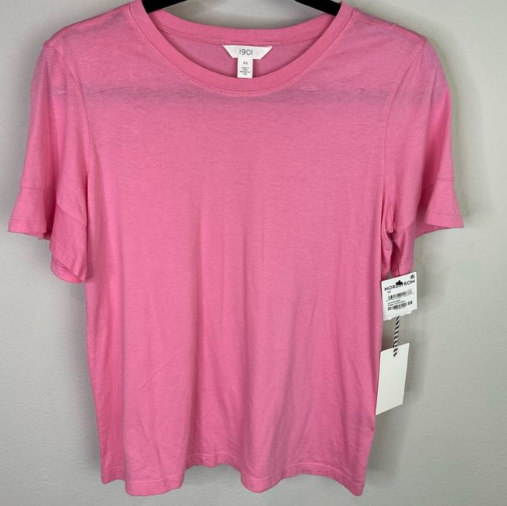 1901 pink short sleeve tee